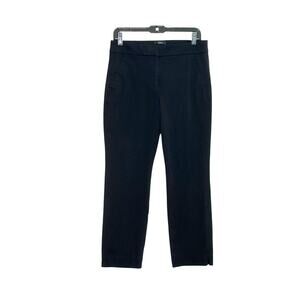 J.Crew Remi black straight legs pants size 8